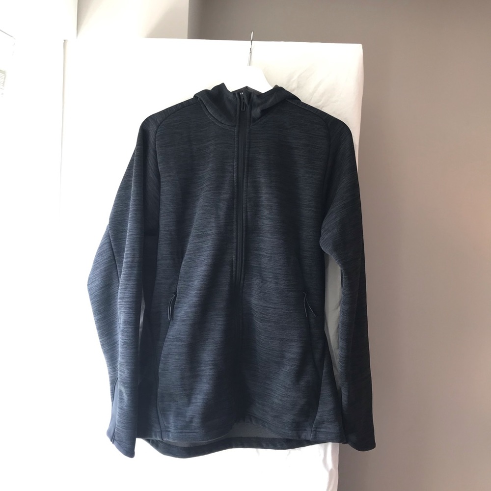 Adidas climaheat 360 black/gray zip hoodie Size M